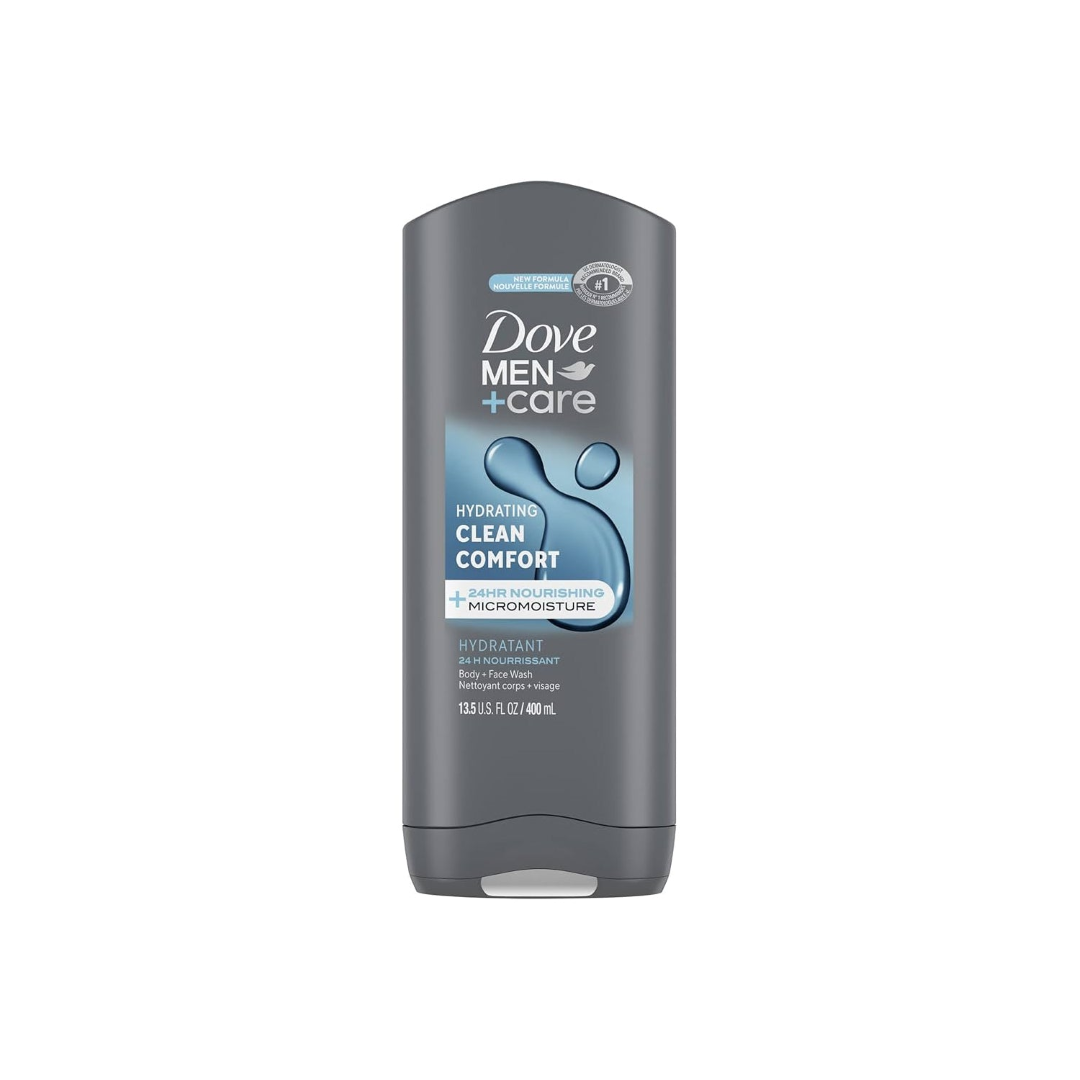 DOVE BODY WASH MEN HYDRATING CLEAN COMFORT 400ML